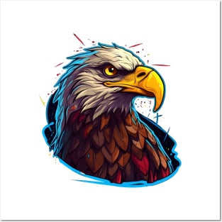 4th of July Holiday Patriotic Merica Eagle Posters and Art